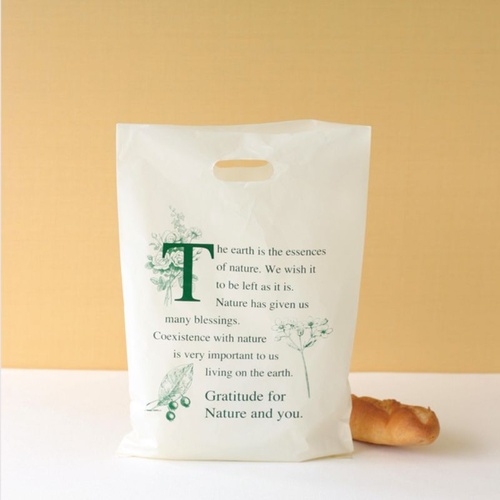 ポリ手提げ エコロジーPEバッグ-4(100枚) ヘッズ