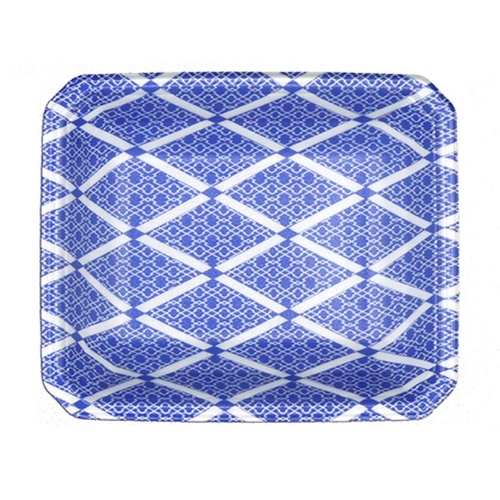 発泡トレー DFV-15-12(30) ひし格子青 エフピコ