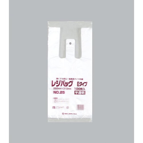 レジ袋 レジバッグ 関西 No.25E 半透明 福助工業