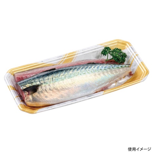 鮮魚トレー FLステージ25-12(25) 金ささ銀 エフピコ