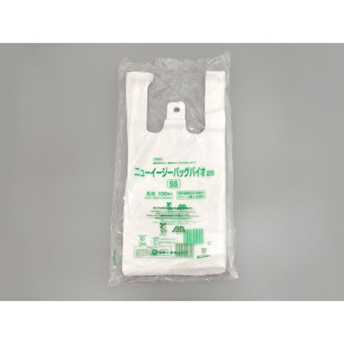 バイオマスレジ袋 ニューイージーバッグバイオ25 SS 福助工業