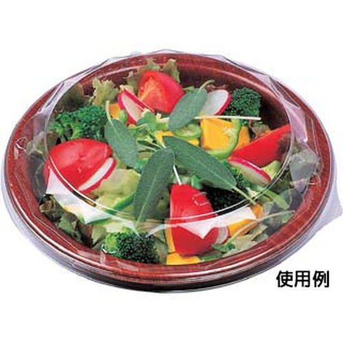 軽食容器 グルメボウル-18 本体 ひだブラウン エフピコ