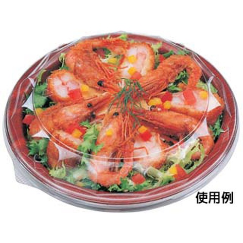 軽食容器 グルメボウル-18 本体 ひだブラウン エフピコ