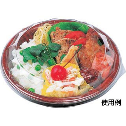 軽食容器 グルメボウル-18 本体 ひだブラウン エフピコ