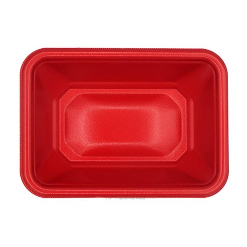 どんぶり容器 MFP角丼-16-11 本体 M赤黒 エフピコ