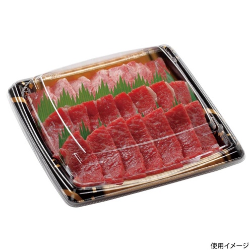 惣菜容器 MTD20-20平 本体 波格子金 エフピコ