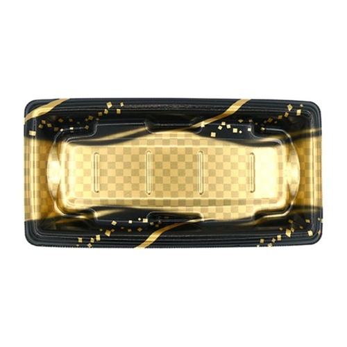 惣菜容器 MTD25-13平 本体 波格子金 エフピコ