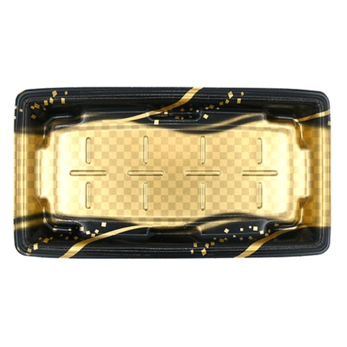 惣菜容器 MTD27-15平 本体 波格子金 エフピコ