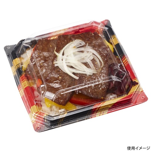 弁当容器 MSD穂高重15-15 はけ嵐赤 エフピコ