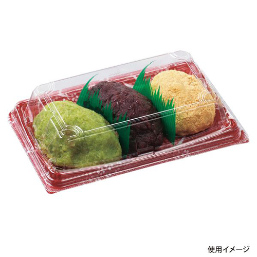 エフピコ フードパック SAY-19-12 花おどり赤 おはぎ3個