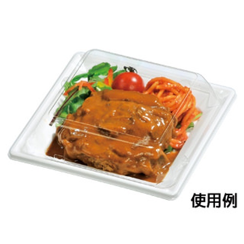 軽食容器 福皿 15H白 新 福助工業