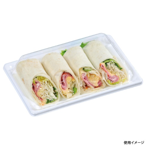 軽食容器 福皿 18-12H白 新 福助工業