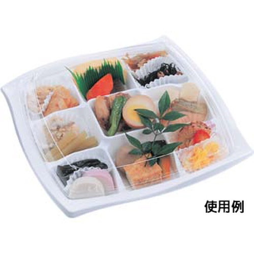 軽食容器 HSウェーブ-240-9 本体 エフピコ