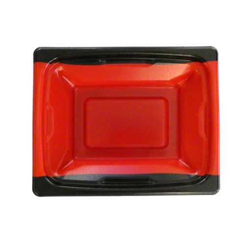 どんぶり容器 MFP角盛重 19-15 本体 フチ黒赤 エフピコ