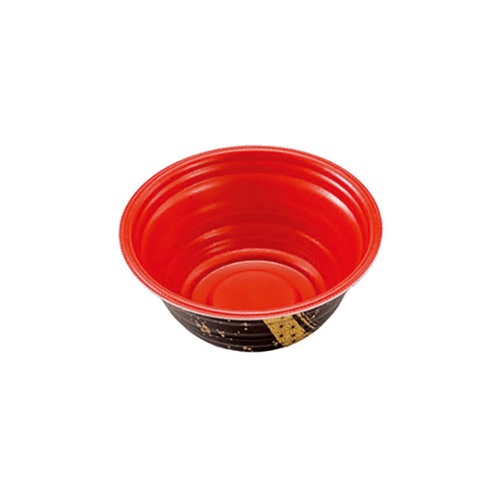 どんぶり容器 MFP極み丼-360B 上杉赤 本体 エフピコチューパ