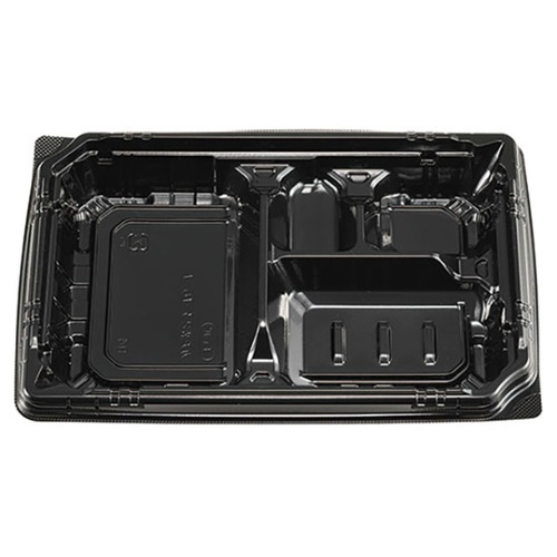 弁当容器 カチ楽23-16-1 黒 本体 エフピコチューパ