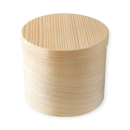 木製容器 経木ワッパ 2段丸12 アサヒグリーン