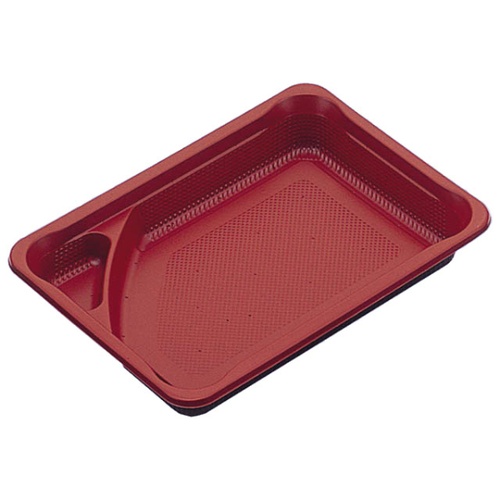 弁当容器 KF-30B朱黒 本体 北原産業