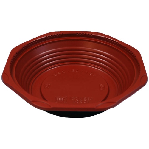 どんぶり容器 KDN175-350朱黒本体 北原産業