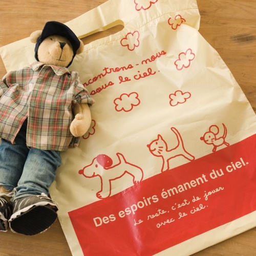 ポリ手提げ スキップキッズPEバッグ-2(100枚) ヘッズ