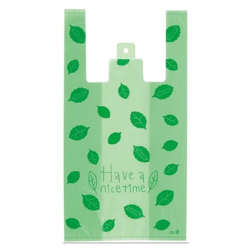 レジ袋 リーフレジバッグ-2(100枚) ヘッズ