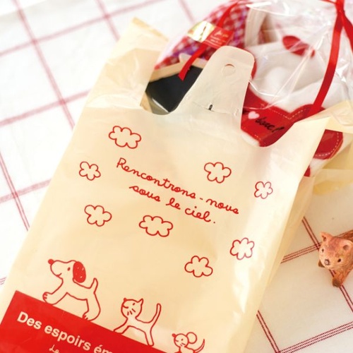 レジ袋 スキップキッズレジバッグ-M(100枚) ヘッズ