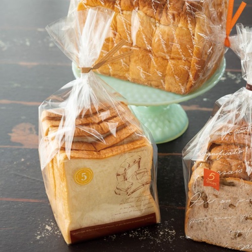 IPP袋 ブラウンフレンチIPP食パンバッグ-1斤(100枚) ヘッズ