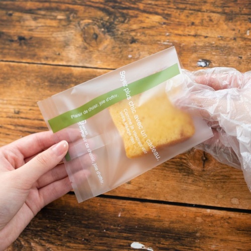 テープ無 OPP袋 ラインスイーツパック(抹茶) マット-3(100枚) ヘッズ