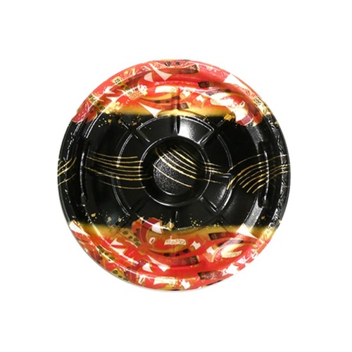 【廃番商品】発泡トレー MSF-丸225 本体 波舞姫赤 エフピコ