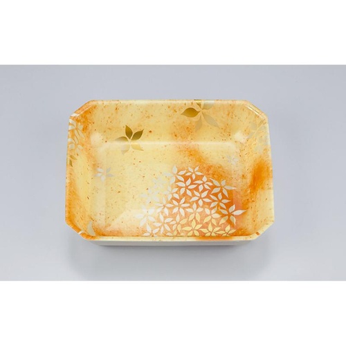 発泡トレー V-惣菜35深 花里橙 シーピー化成