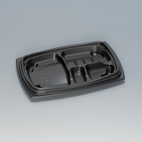 弁当容器 祝い膳24-16-1H 黒 福助工業