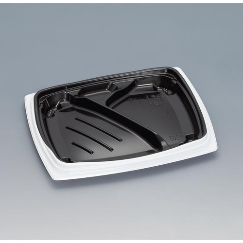 弁当容器 祝い膳24-20-4H 白内黒 福助工業