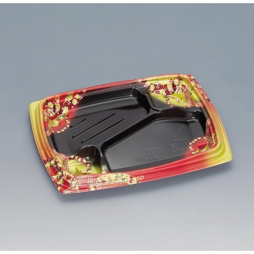 弁当容器 祝い膳24-20-2H 小町内黒 福助工業
