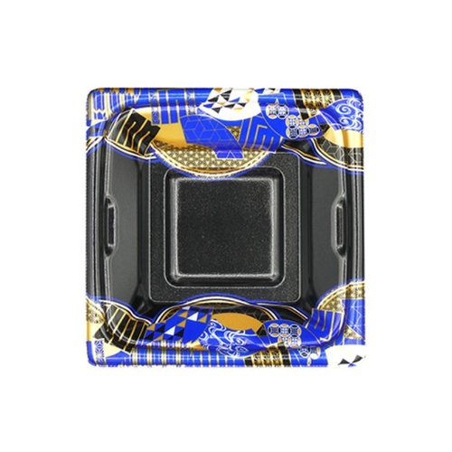 どんぶり容器 MFP角盛重 17-17 本体 扇重 ね青 エフピコ