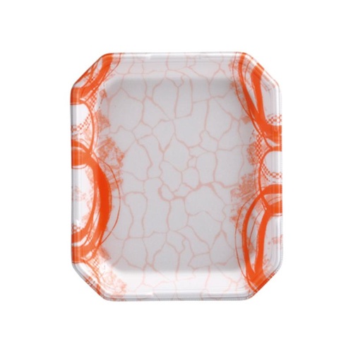 発泡トレー しゃぶしゃぶ長2.5人浅LS 旬香オレンジ エフピコ