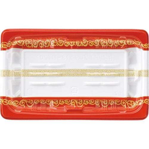 惣菜容器 FTプレイン18-11(20) 唐草紋 エフピコ