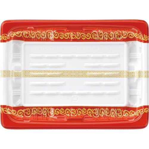 惣菜容器 FTプレイン18-13(20) 唐草紋 エフピコ