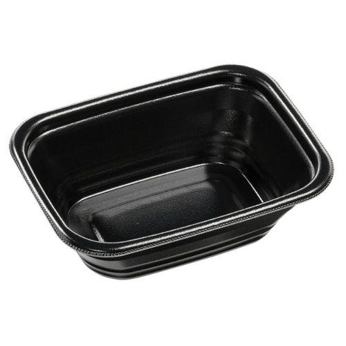 どんぶり容器 DLV角丼19-14(61)MFP 黒W エフピコ