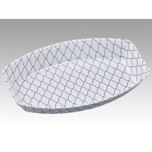 発泡トレー FL芝舟21-14 網ブルー エフピコ