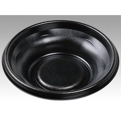 どんぶり容器 MFP-丸丼18 本体 黒BK エフピコ
