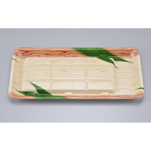 発泡トレー 新匠-ウナギ33-16 笹木目 シーピー化成