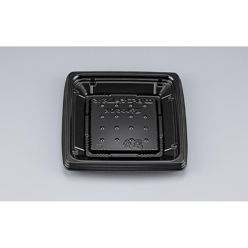 惣菜容器 BFコモ角皿内15 黒 本体(N) シーピー化成