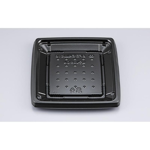 惣菜容器 BFコモ角皿内18 黒 本体(N) シーピー化成