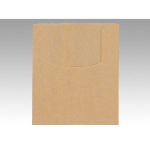 パン袋 No.140-1ハーフムーン無地(茶) 大阪ポリエチレン販売