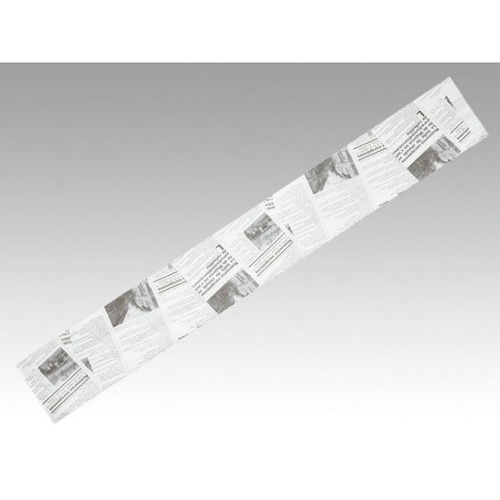 バケット袋 フランスパン紙袋ヨーロピアン柄(白)No.179(特大) 大阪ポリエチレン販売