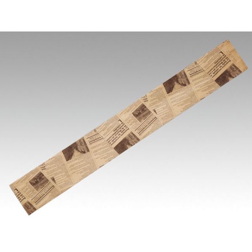 バケット袋 フランスパン紙袋ヨーロピアン柄(茶)No.99(特大) 大阪ポリエチレン販売