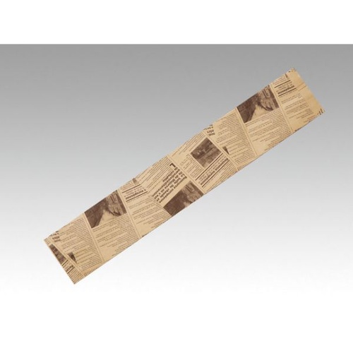 バケット袋 フランスパン紙袋ヨーロピアン柄(茶)No.91(中) 大阪ポリエチレン販売