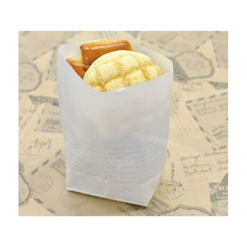 パン袋 No.416亀甲袋レシピ柄L 大阪ポリエチレン販売