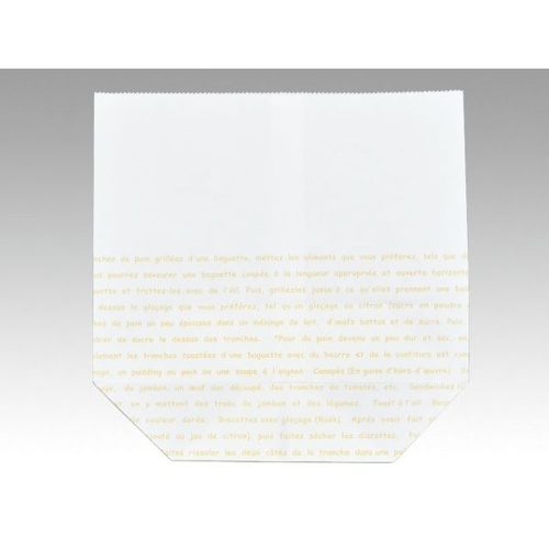 パン袋 No.416亀甲袋レシピ柄L 大阪ポリエチレン販売