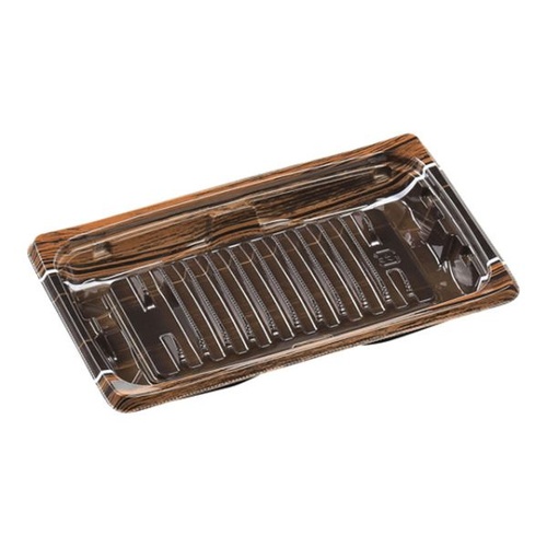 軽食容器 MSDプレイン18-11AG 本体 ボストン茶 エフピコ